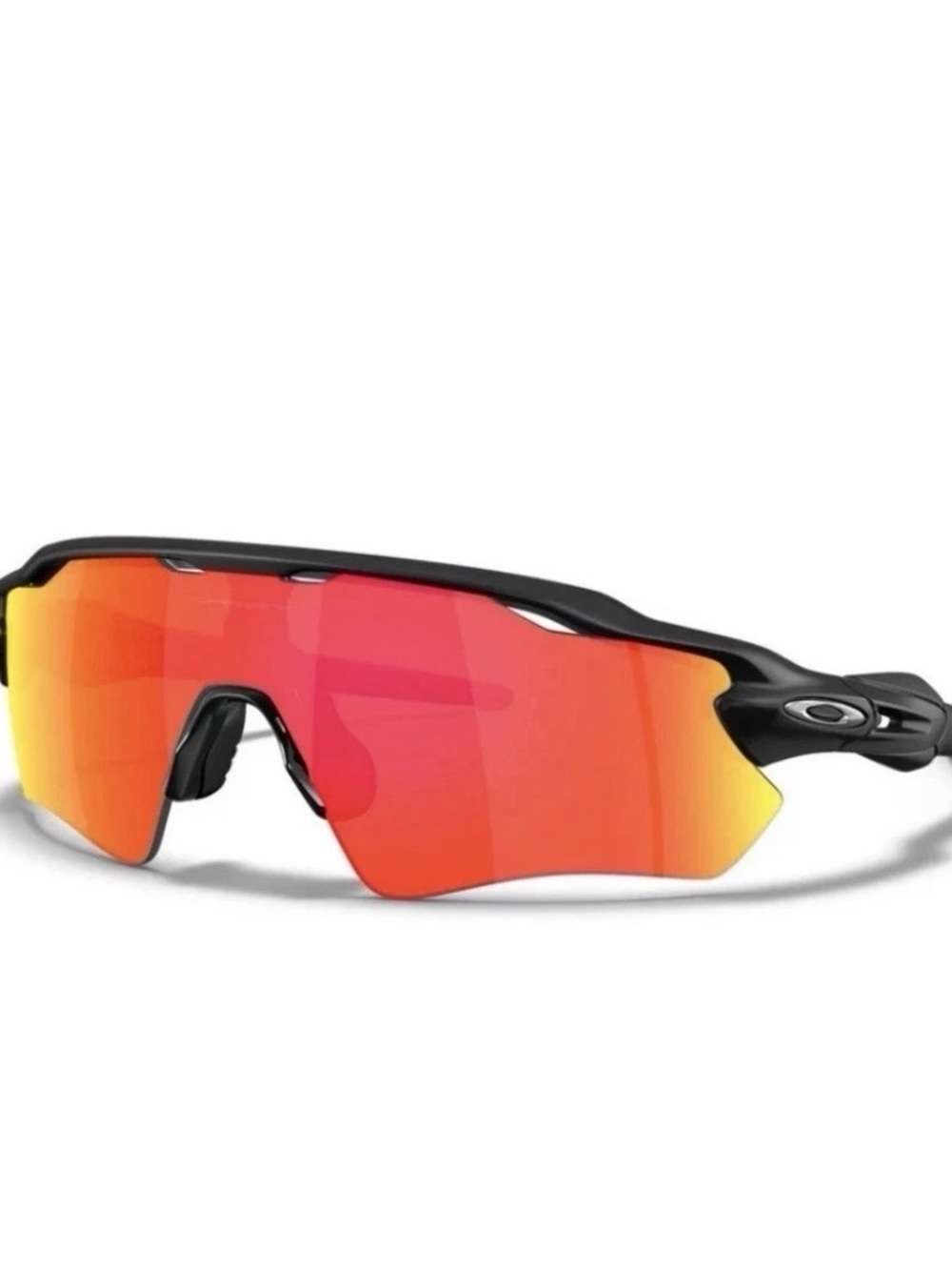 Oakley radar sunglasses black frame orange lens